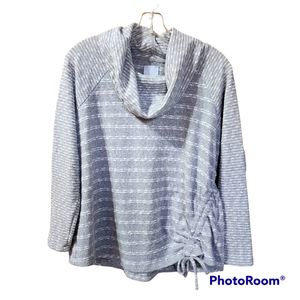 Dressbarn Sunday Cowl Neck Sweater Size L